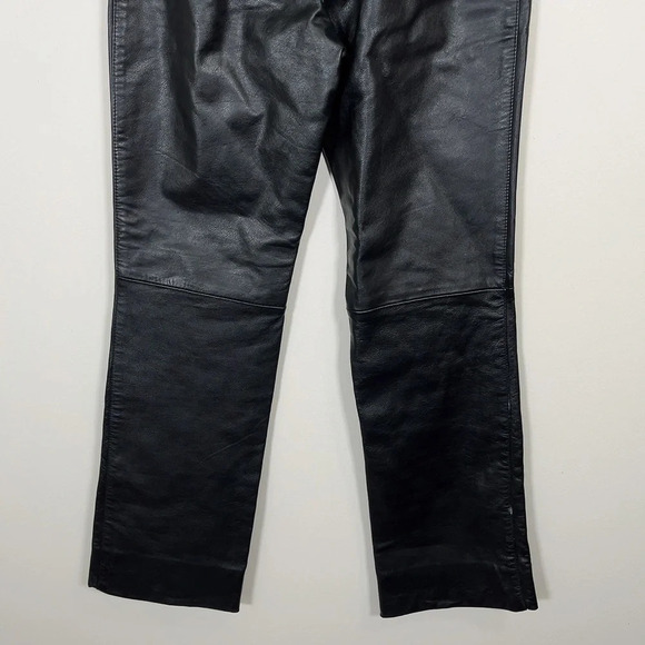 OSCAR  LEOPOLD | WIDE LEG LEATHER PANT - Picture 9 of 10
